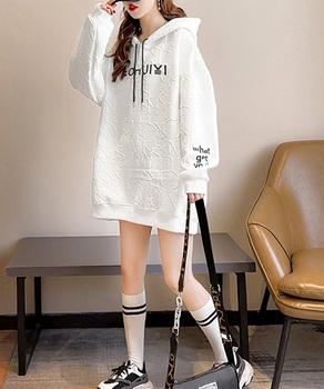 エンボスロゴ パーカー 長袖プルオーバー 送料無料 即日発送-4