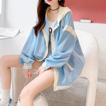 パーカーレディース 春秋薄手 スウェット 送料無料 即日発送-9