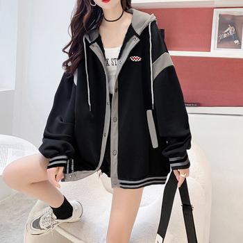 パーカーレディース 春秋薄手 スウェット 送料無料 即日発送-4