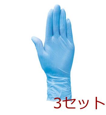 プロケア ニトリルグローブ ブルー Mサイズ 100枚入 3セット 送料無料-3