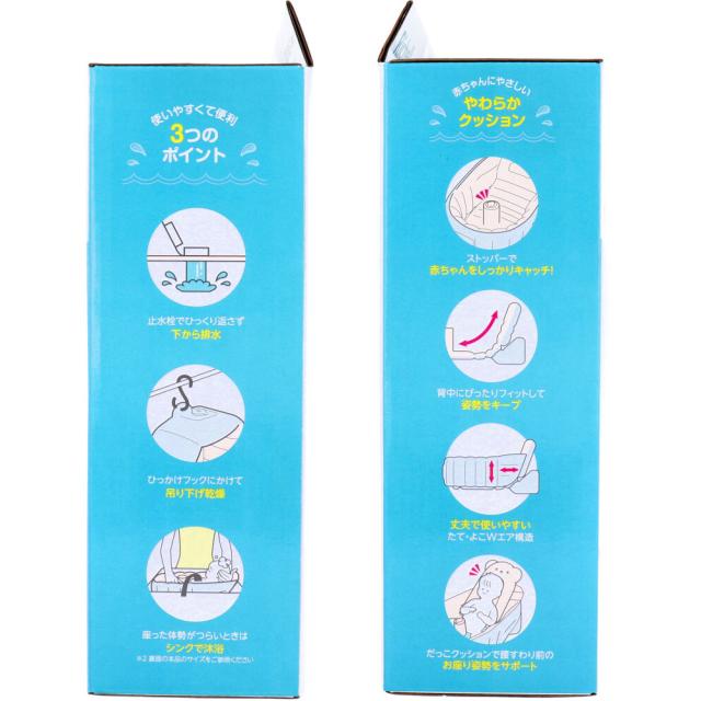 リッチェル ふかふかベビーバス ステップアップ 送料無料-3