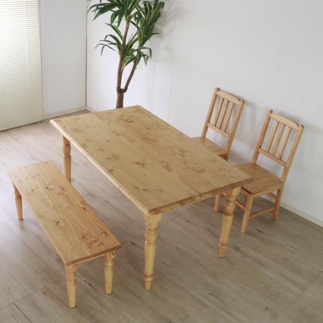 カントリー調 ダイニング4点ライトブラウン giocoso ジョコーソ 送料無料-1