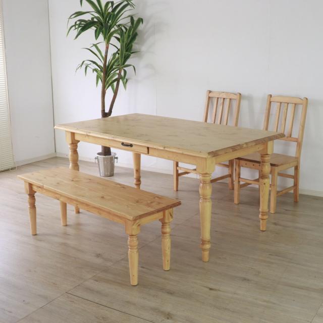 カントリー調 ダイニング4点ライトブラウン giocoso ジョコーソ 送料無料-7