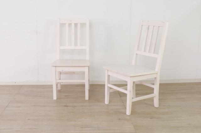 カントリー調 ダイニングチェアホワイト giocoso ジョコーソ 2脚セット 送料無料-3