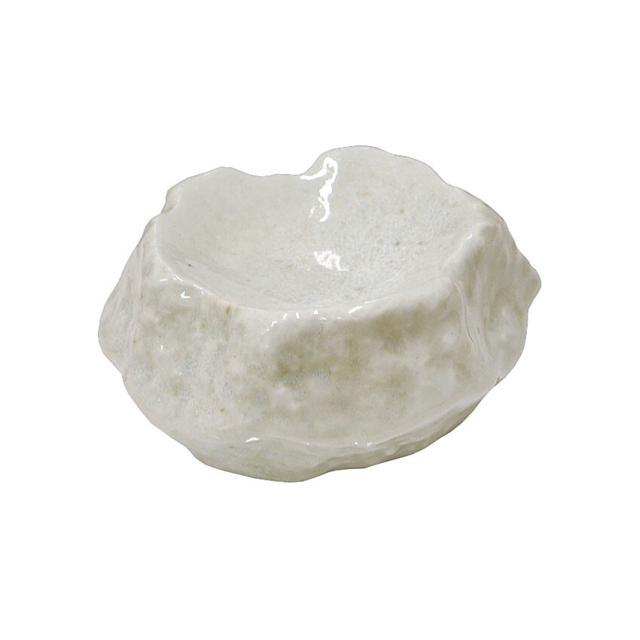 和食器 岩石 一品皿 陶器 黒 白 ゆず白 青 2セット 送料無料-1