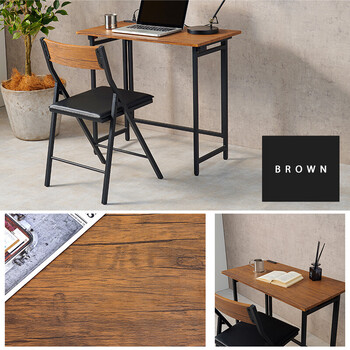 折りたたみデスクチェアセットLDC 4778BR 送料無料-14