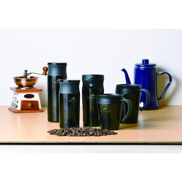 カフェマグバリスタ真空蓋付マグカップ330ブラック 2個セット 送料無料 即日発送-2