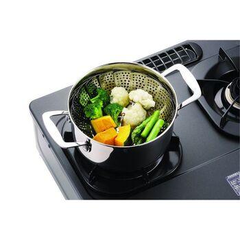 ベジライブステンレス製フリーサイズ万能蒸し器 3個セット 送料無料 即日発送-1