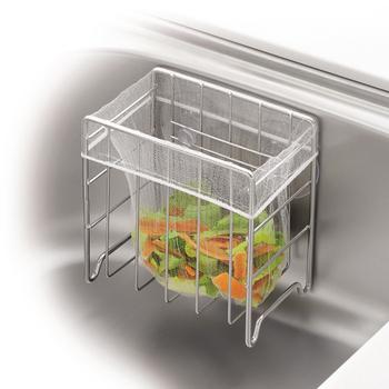 アットアクアステンレス製シンクバスケット 3個セット 送料無料 即日発送-1