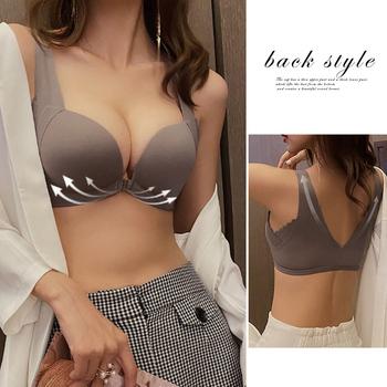 フロントホックノンワイヤーブラレース 送料無料 即日発送-7