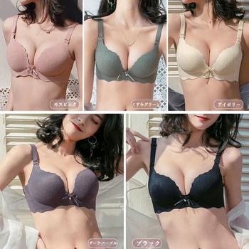 ノンワイヤー ブラジャーショーツ セット 送料無料 即日発送-1