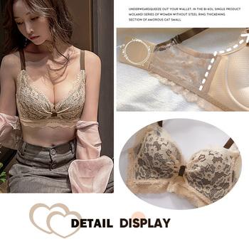 花柄刺しゅう レース ブラジャー ショーツ セット 送料無料 即日発送-5