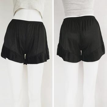 ペチコートパンツ 裾プリーツ ボトムス 送料無料 即日発送-4