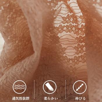 綿混 花柄レースショーツレディース 四季 送料無料 即日発送-3