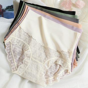 綿混 花柄レースショーツレディース 四季 送料無料 即日発送-6