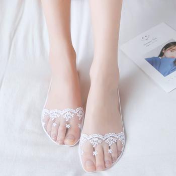 フットカバー 靴下 レースソックス 花柄 送料無料 即日発送-8