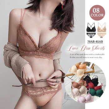 ブラジャー ショーツノンワイヤー 送料無料 即日発送-2