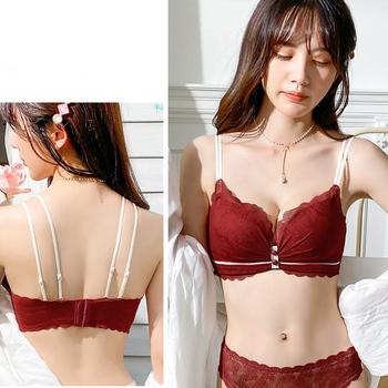 ノンワイヤーブラジャーショーツセット 送料無料 即日発送-6