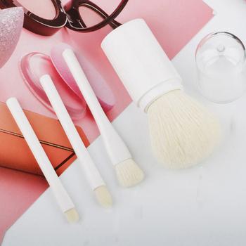 一体型 蓋付き メイクブラシ 4本セット 送料無料 即日発送-6