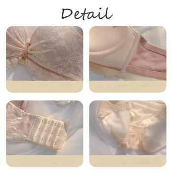 花柄レース ブラジャー レディース ノンワイヤー 送料無料 即日発送-3