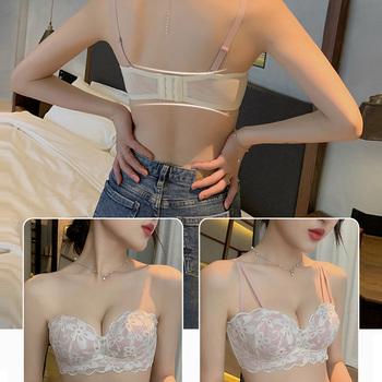 レースブラショーツレディース ノンワイヤー セクシー 送料無料 即日発送-5