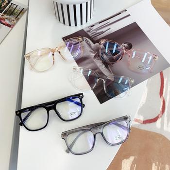 ブルーライトカットメガネ レディース 黒縁 パソコンメガネ 伊達メガネ 送料無料 即日発送-9