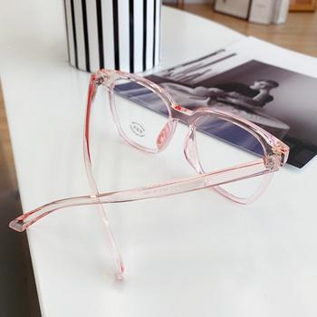 ブルーライトカットメガネ レディース 黒縁 パソコンメガネ 伊達メガネ 送料無料 即日発送-2