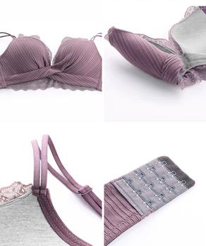 ブラジャー ショーツ セット ノンワイヤー レディース ドレッシークロス 送料無料 即日発送-9