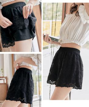 ペチパンツ 3分丈パンツ ショートパンツ 夏 レース レディース 送料無料 即日発送-14