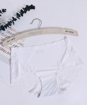 響かない ショーツ レディース バックレース シームレス ショーツ 涼感 冷感 送料無料 即日発送-3