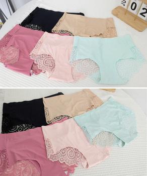 響かない ショーツ レディース バックレース シームレス ショーツ 涼感 冷感 送料無料 即日発送-8