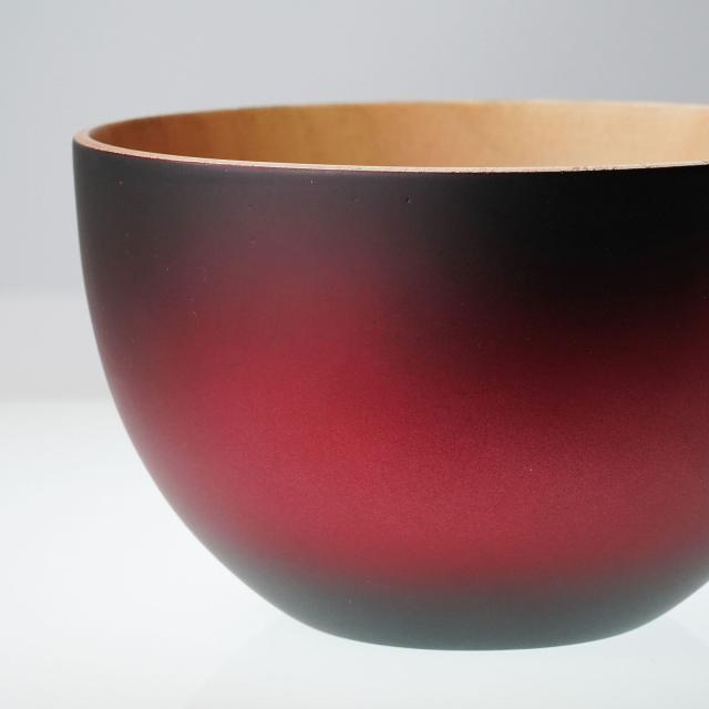 和食器 強化塗装 木製ボウル 中 乱糸ブラック グラデーションブルー いぶし銀 他全6カラー 送料無料-10