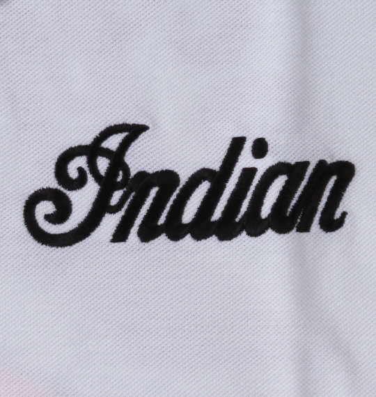 大きいサイズ INDIAN MOTOCYCLE プリント&刺繍鹿の子半袖ポロシャツ 3L 4L 5L 6L 8L ラッピング可 送料無料 即日発送-4