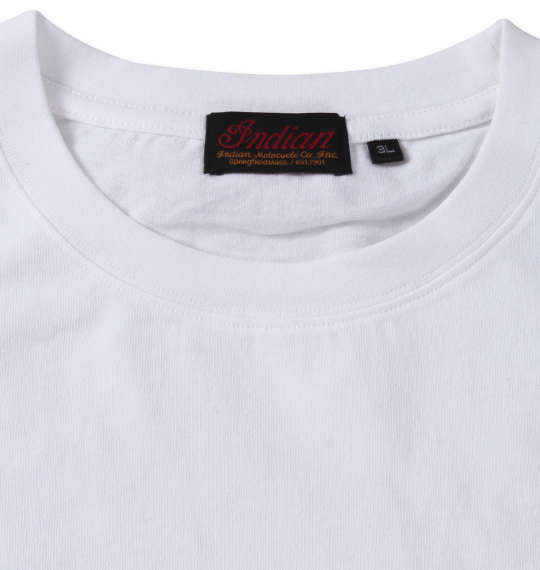 大きいサイズ INDIAN MOTOCYCLE 天竺プリント半袖Tシャツ 3L 4L 5L 6L 8L ラッピング可 送料無料 即日発送-5