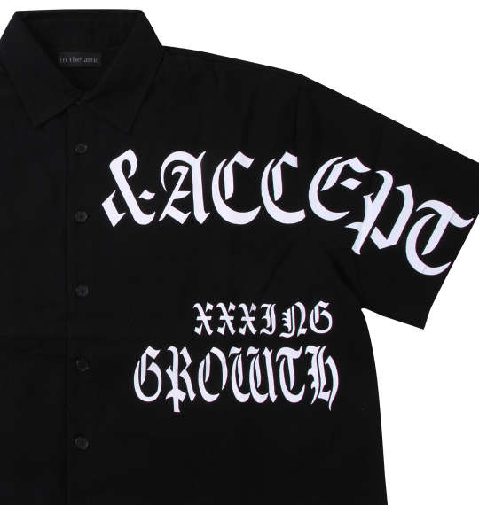 大きいサイズ in the attic ランダムロゴ半袖シャツ 3L 4L 5L 6L ラッピング可 送料無料 即日発送-4