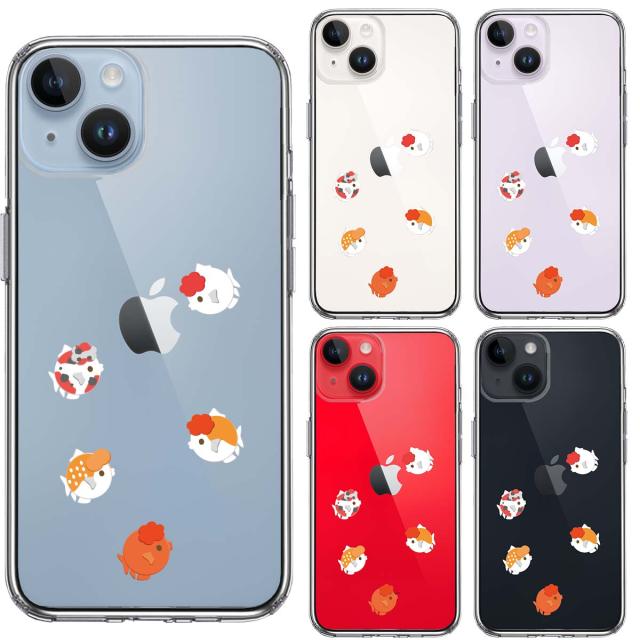 iPhone14 Plus 側面ソフト 背面ハード ハイブリッド クリア ケース 金魚 らんちゅう スマホケース 側面ソフト 背面ハード ハイブリッド 送料無料-1