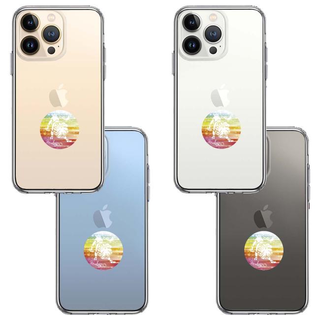 iPhone13Pro ケース クリア 星座 しし座 獅子座 Leo スマホケース 側面ソフト 背面ハード ハイブリッド 送料無料-1