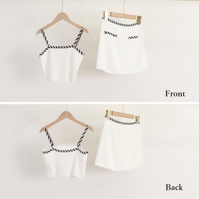 キャミソール ミニスカート セットアップ 送料無料 即日発送-2