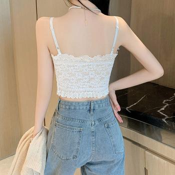 ソフトパッド入り レースキャミソール 春 送料無料 即日発送-9