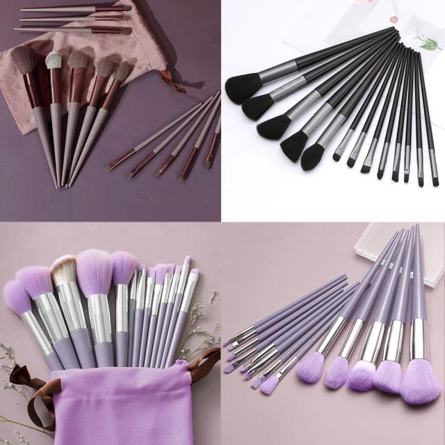 メイクブラシ13本収納ポーチ付き 送料無料 即日発送-4