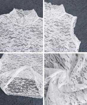 付け襟 花柄レース インナートップス 送料無料 即日発送-9