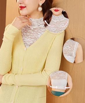 付け襟 花柄レース インナートップス 送料無料 即日発送-6