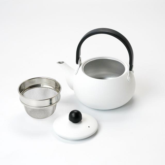 和食器 アルミ製 ミニPOT 黒 白 送料無料-3