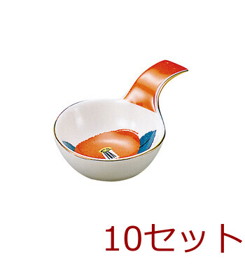 陶器 ミニレンゲ珍味入 春秋 草紋 椿 10セット 送料無料-3