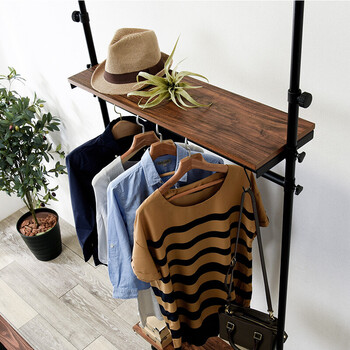 突っ張りハンガーラックKTR 3152BR 送料無料-3