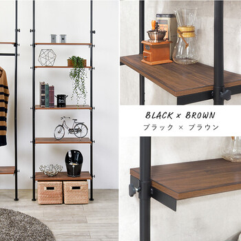 突っ張りラック 幅70 KTR 3155BR 送料無料-13