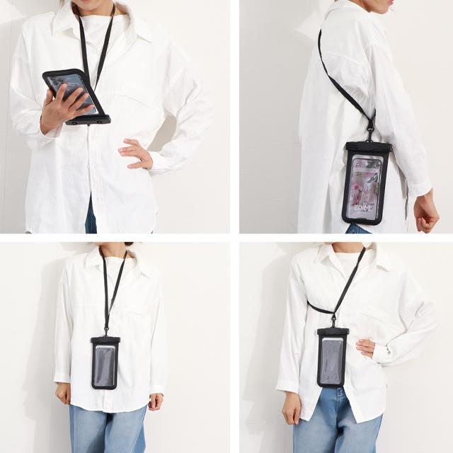 スマホ用防水ケース 水中撮影スマホポーチ 送料無料 即日発送-9