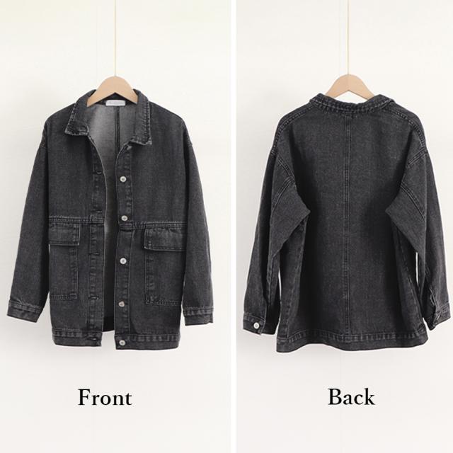 デニムジャケット レディース Gジャン 送料無料 即日発送-2