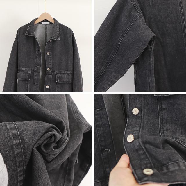 デニムジャケット レディース Gジャン 送料無料 即日発送-3