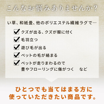 カーペット 日本製 洗えるPPカーペット 江戸間8畳　五木 アウトドアにも 送料無料-2